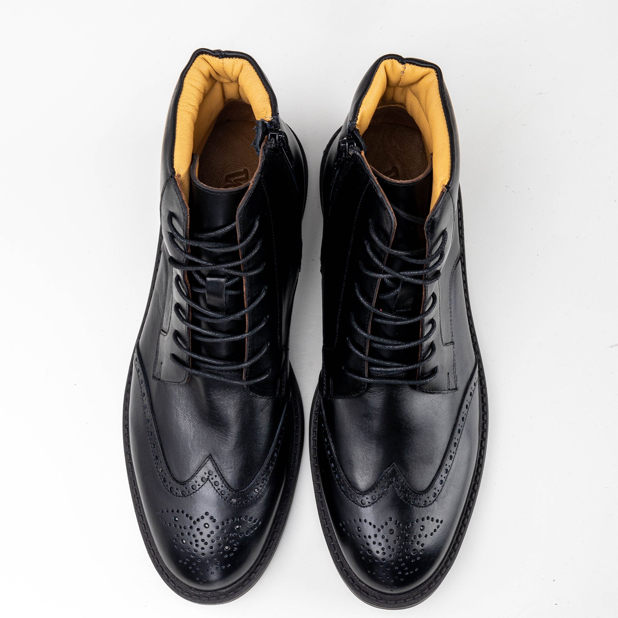 Volzak 1809 bottine en cuir Noir