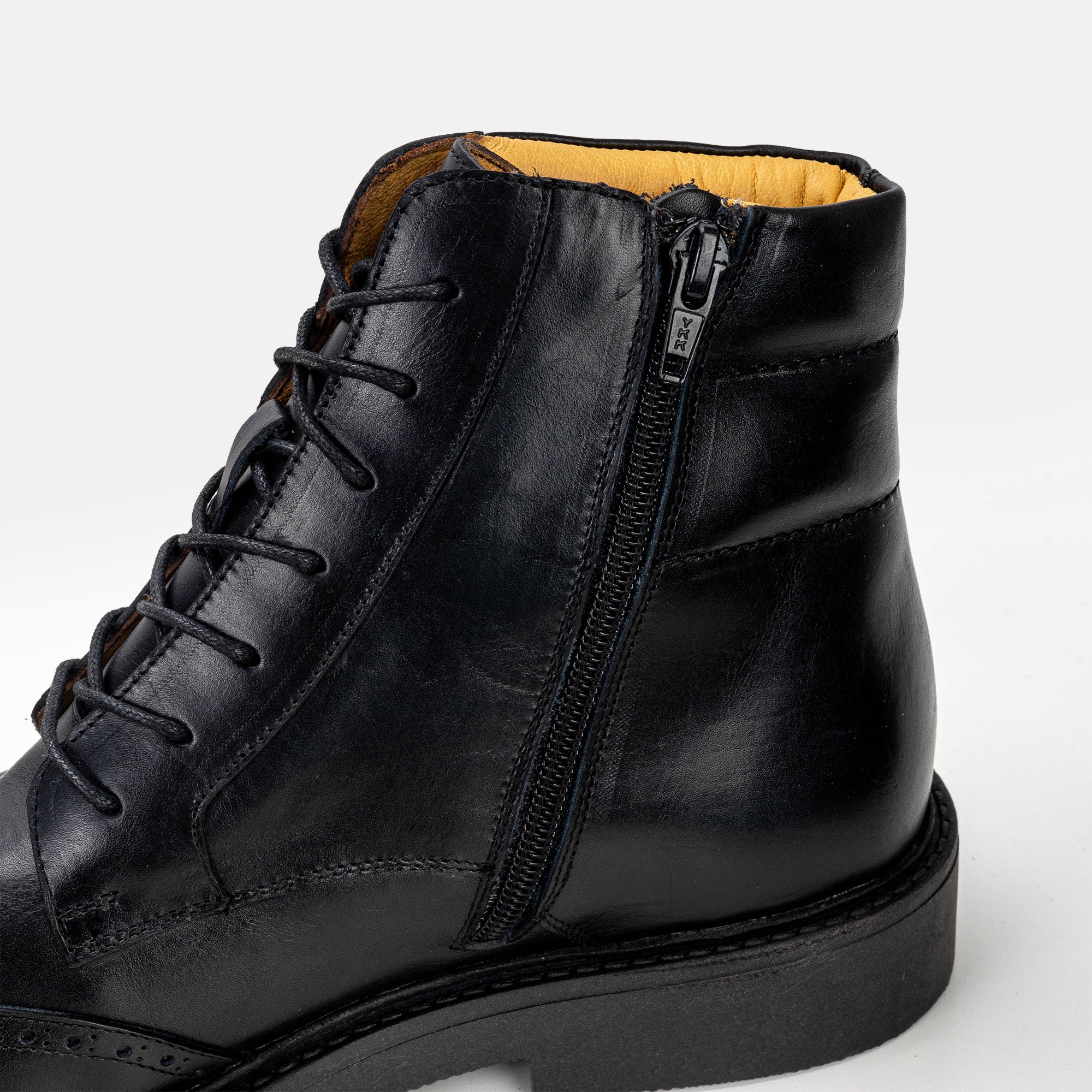 Volzak 1809 bottine en cuir Noir