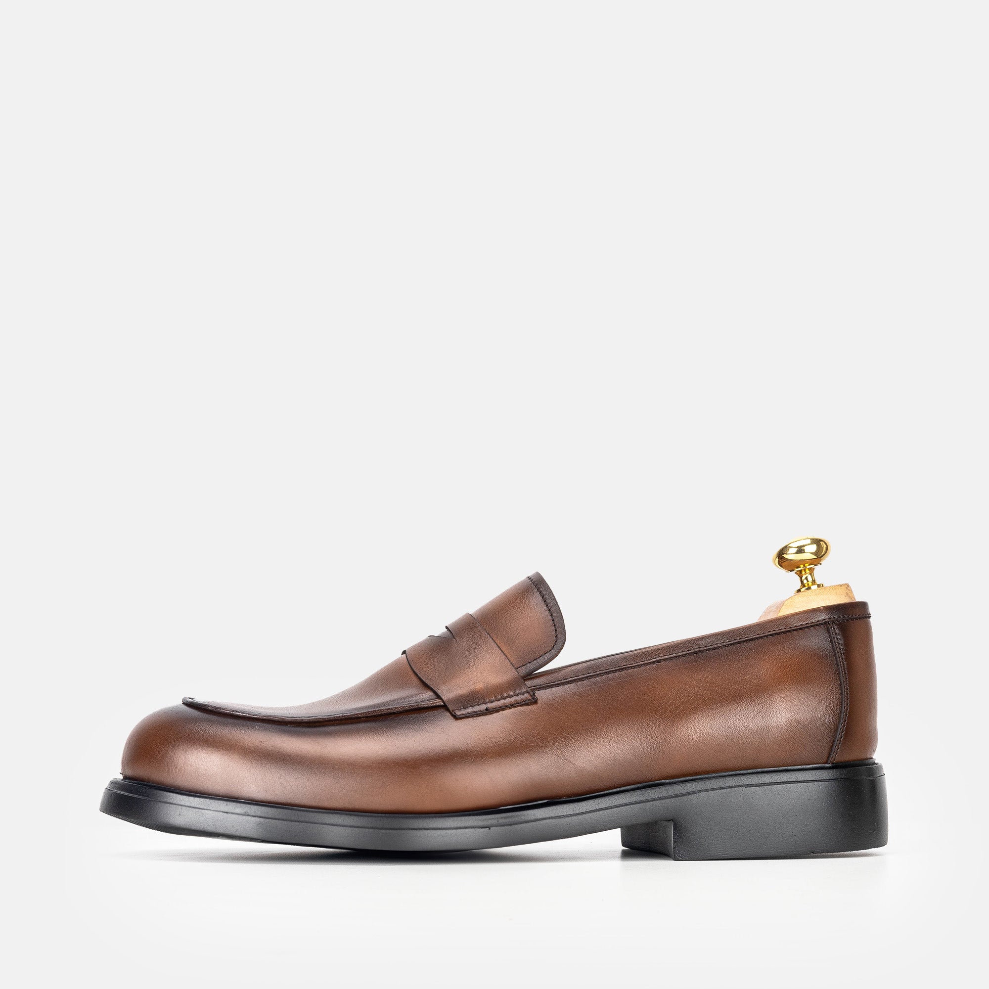 Volzak 5321 chaussure en cuir Marron Vintage