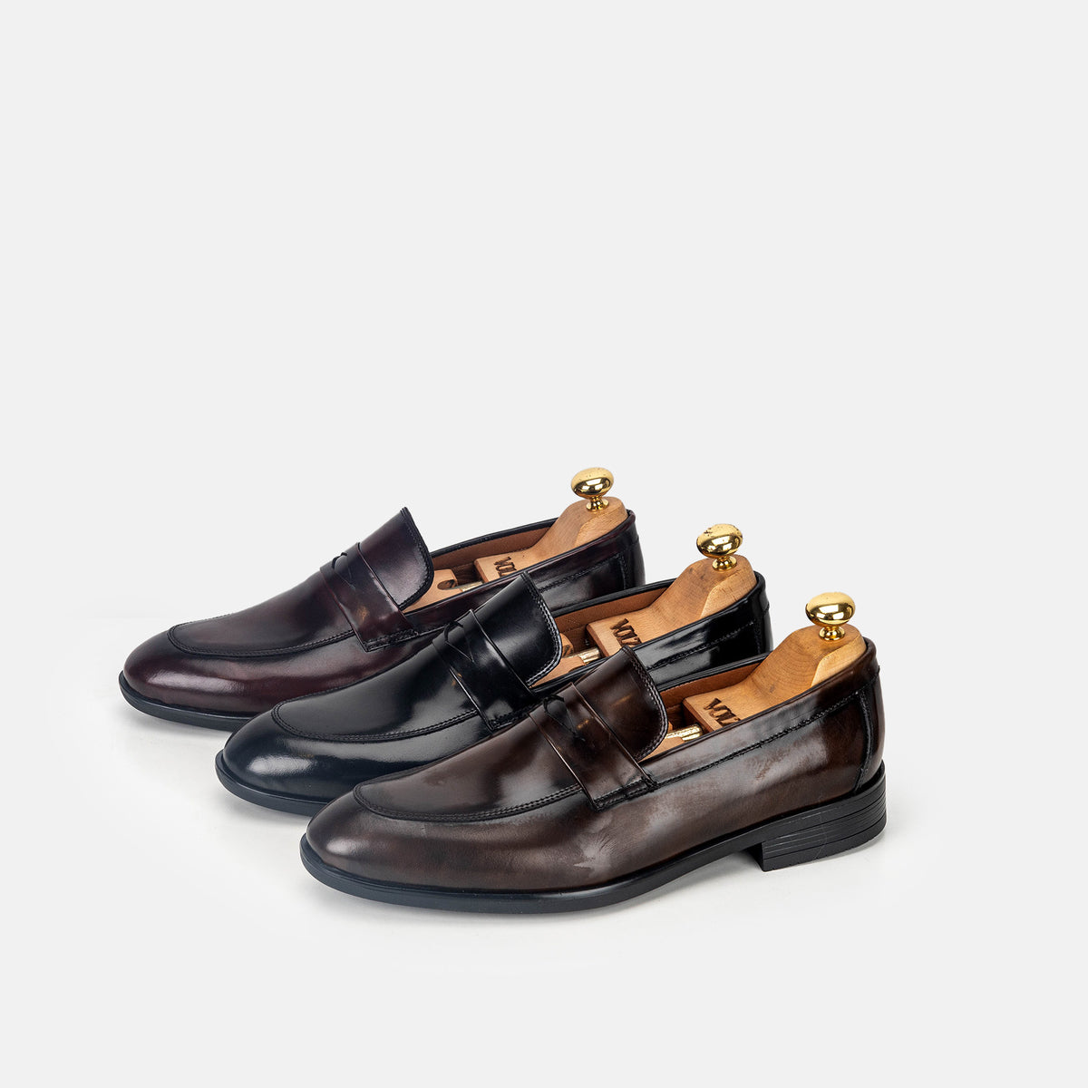 Volzak 5328 chaussure en cuir Démasquable Noir
