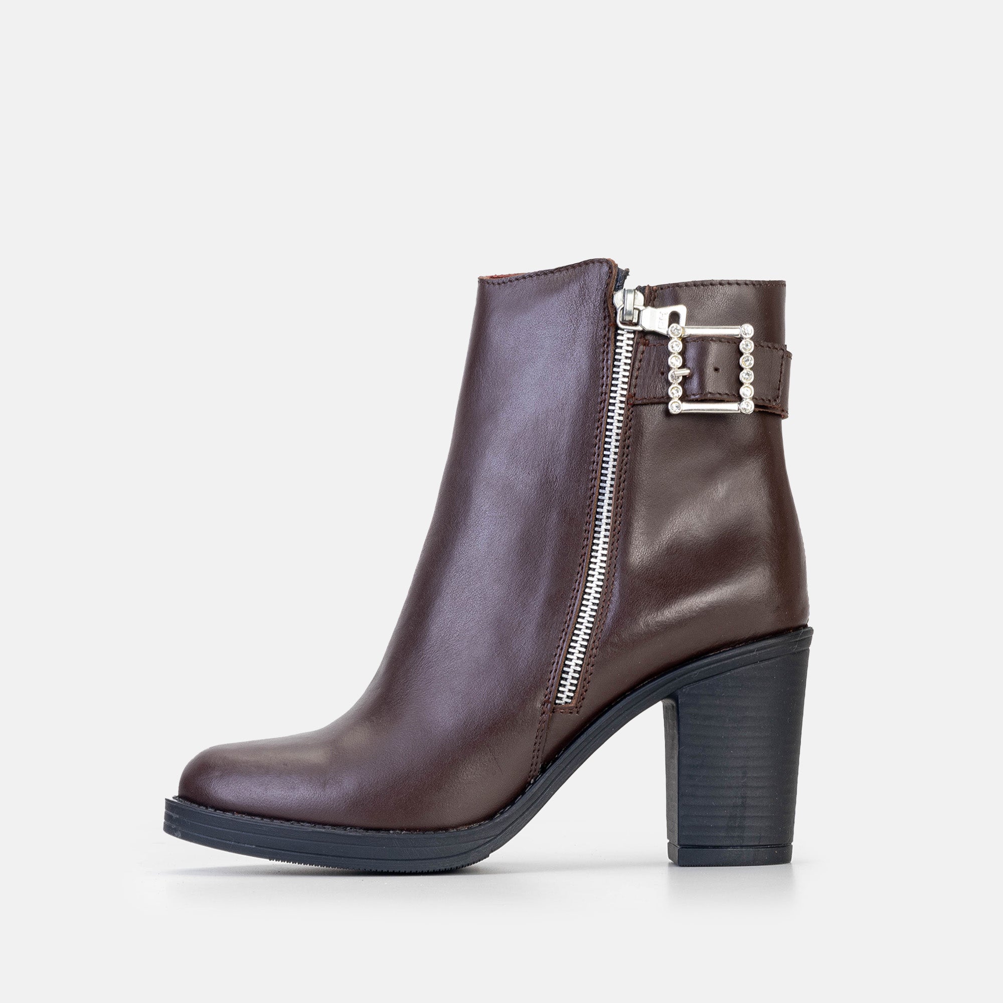 Volzak 9919 Brown Leather Ankle Boot
