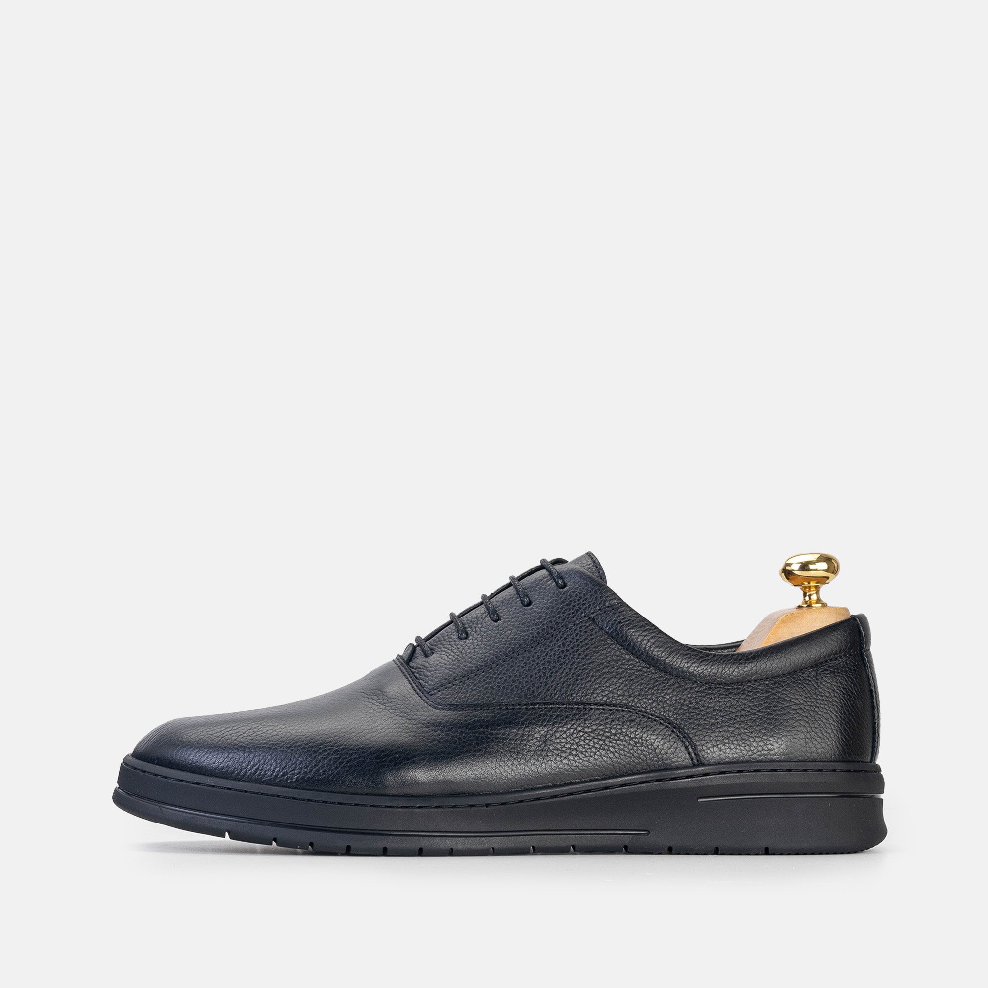 Volzak 6079 Black leather sneaker