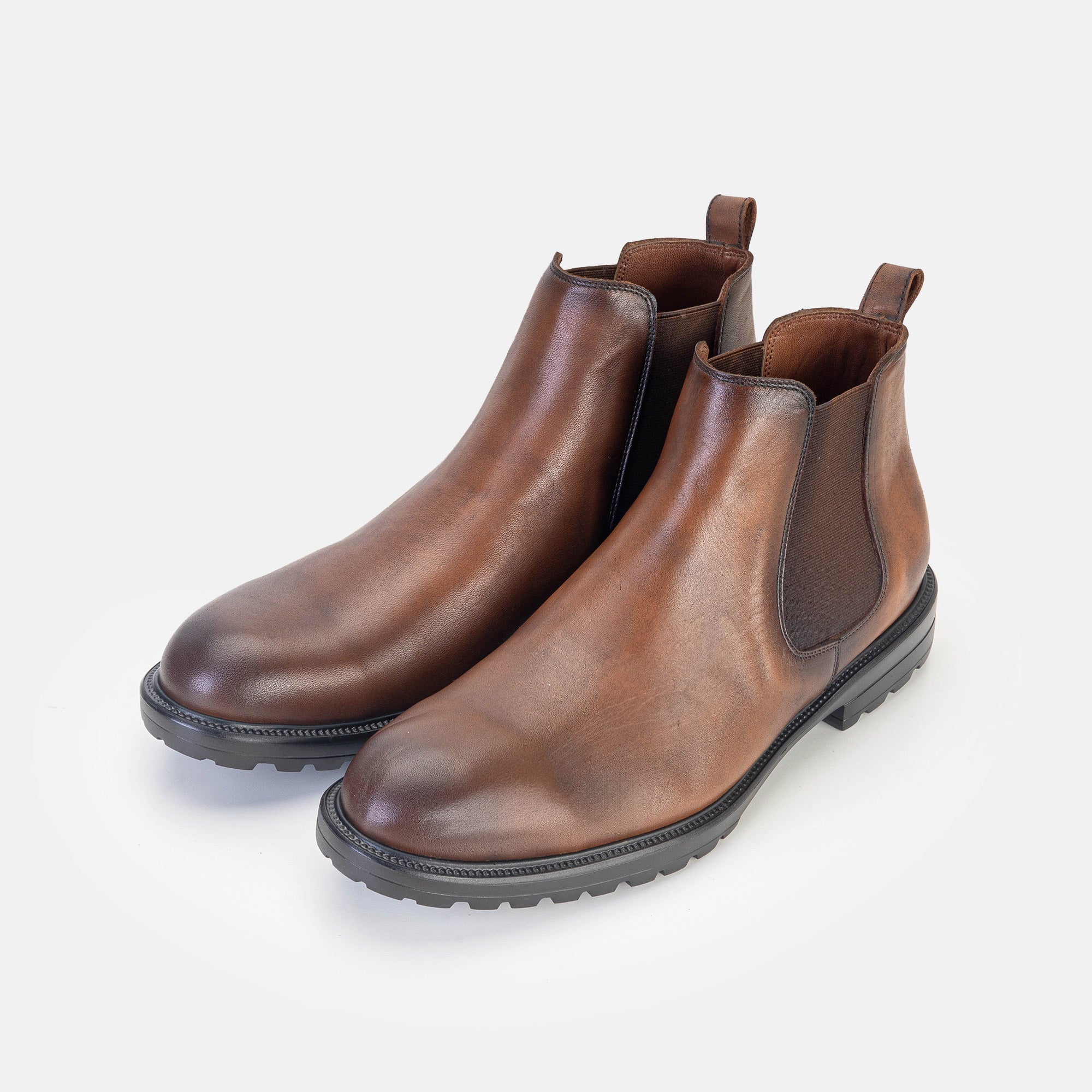 Volzak 5302 Vintage Brown Leather Ankle Boot