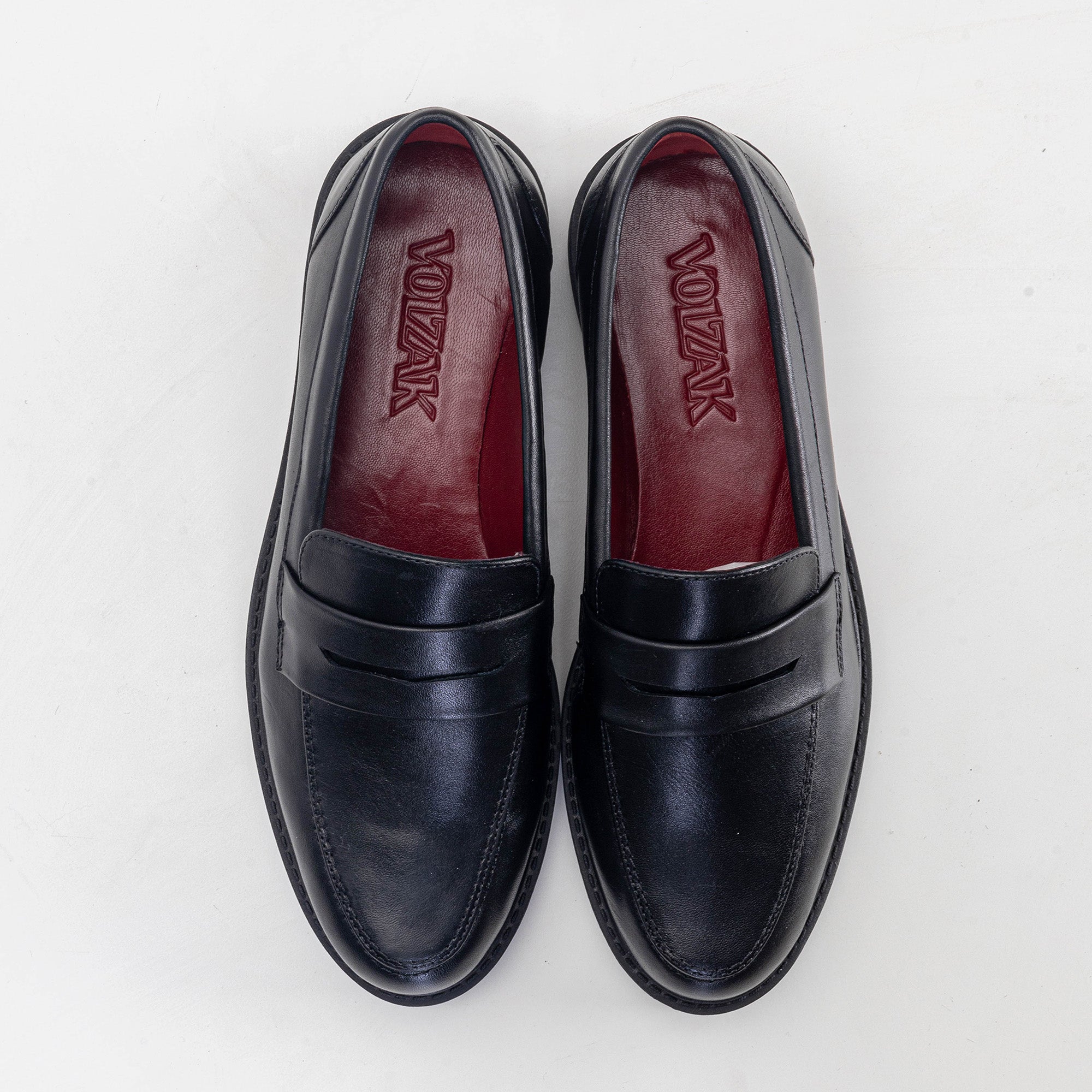 Volzak 0727 Chaussure en cuir Noir