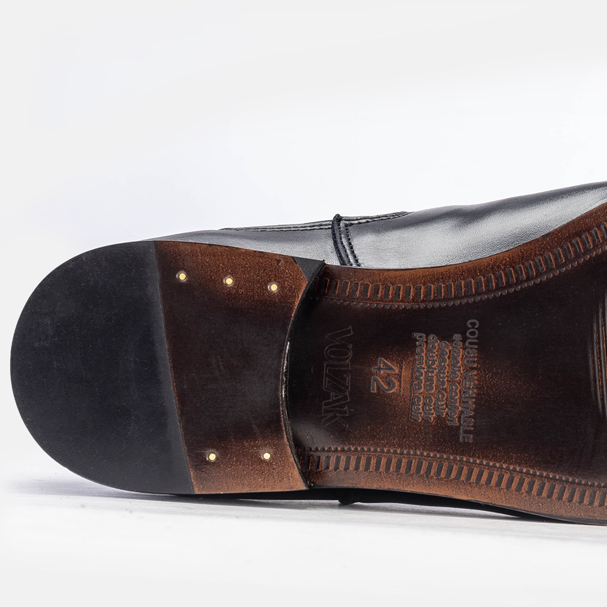 Volzak 1301s Bottine en cuir Marron vintage