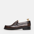 Volzak 5350 chaussure en cuir Démasquable Marron Vintage