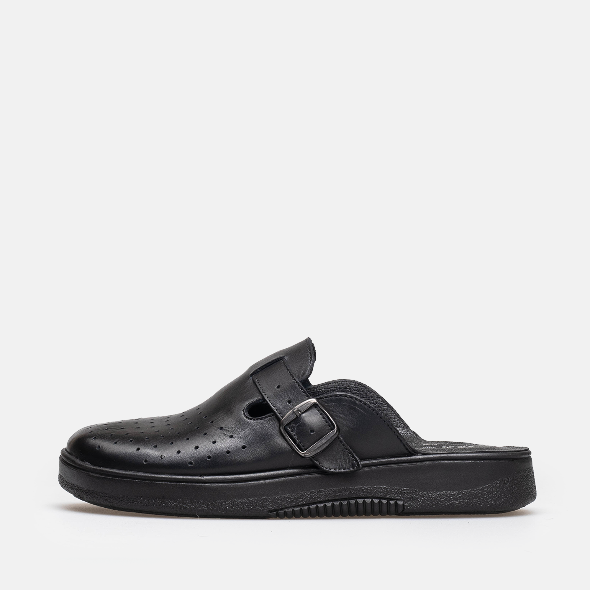 Volzak 5401 Sabot en cuir Noir