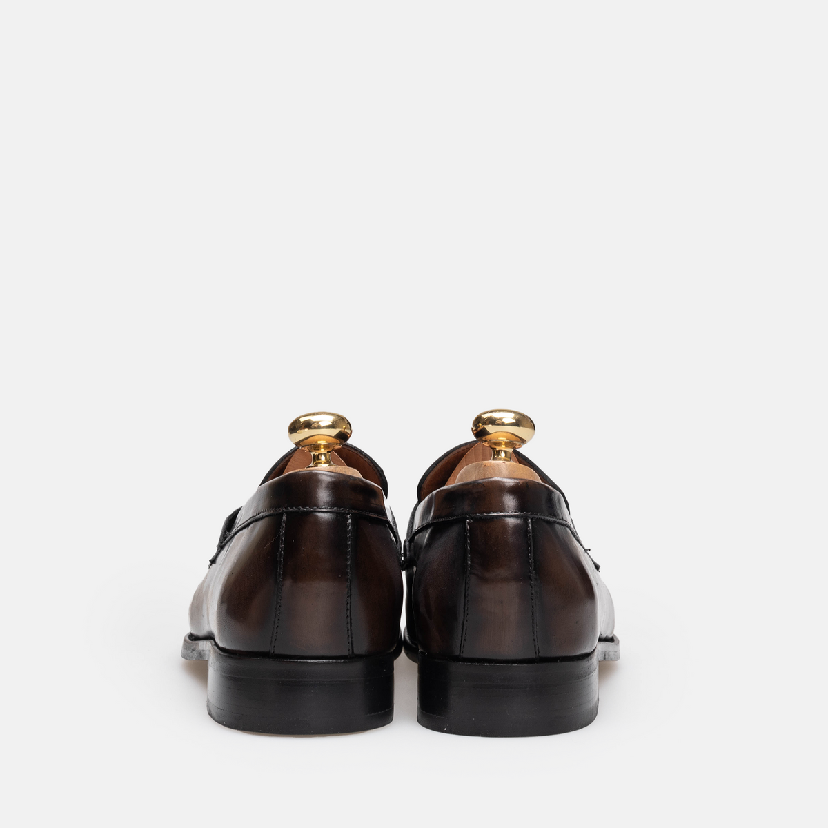 Volzak 5350 chaussure en cuir Démasquable Marron Vintage