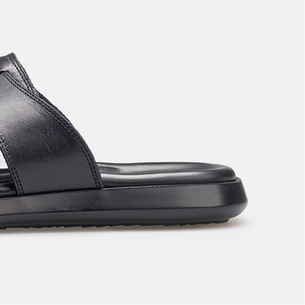 Volzak 5406 Sandale en cuir Noir