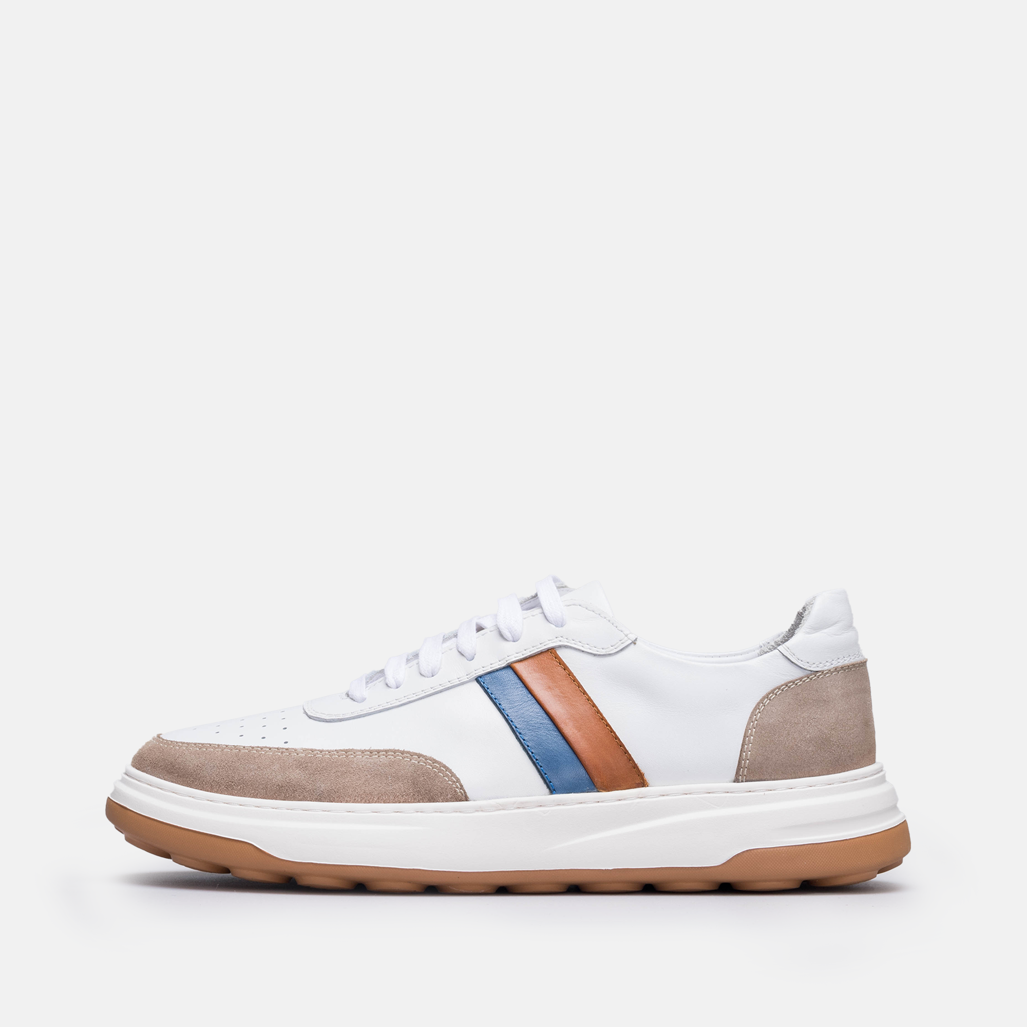 Volzak 7000 basket en cuir Blanc