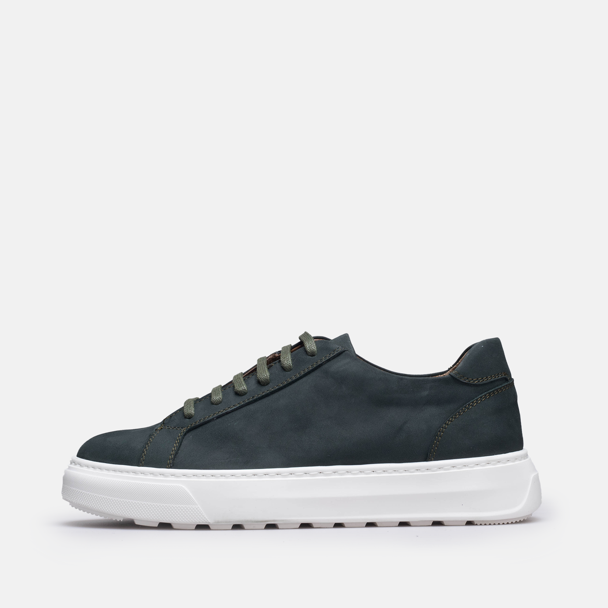 Volzak 6041 Basket en nubuck Vert foncé