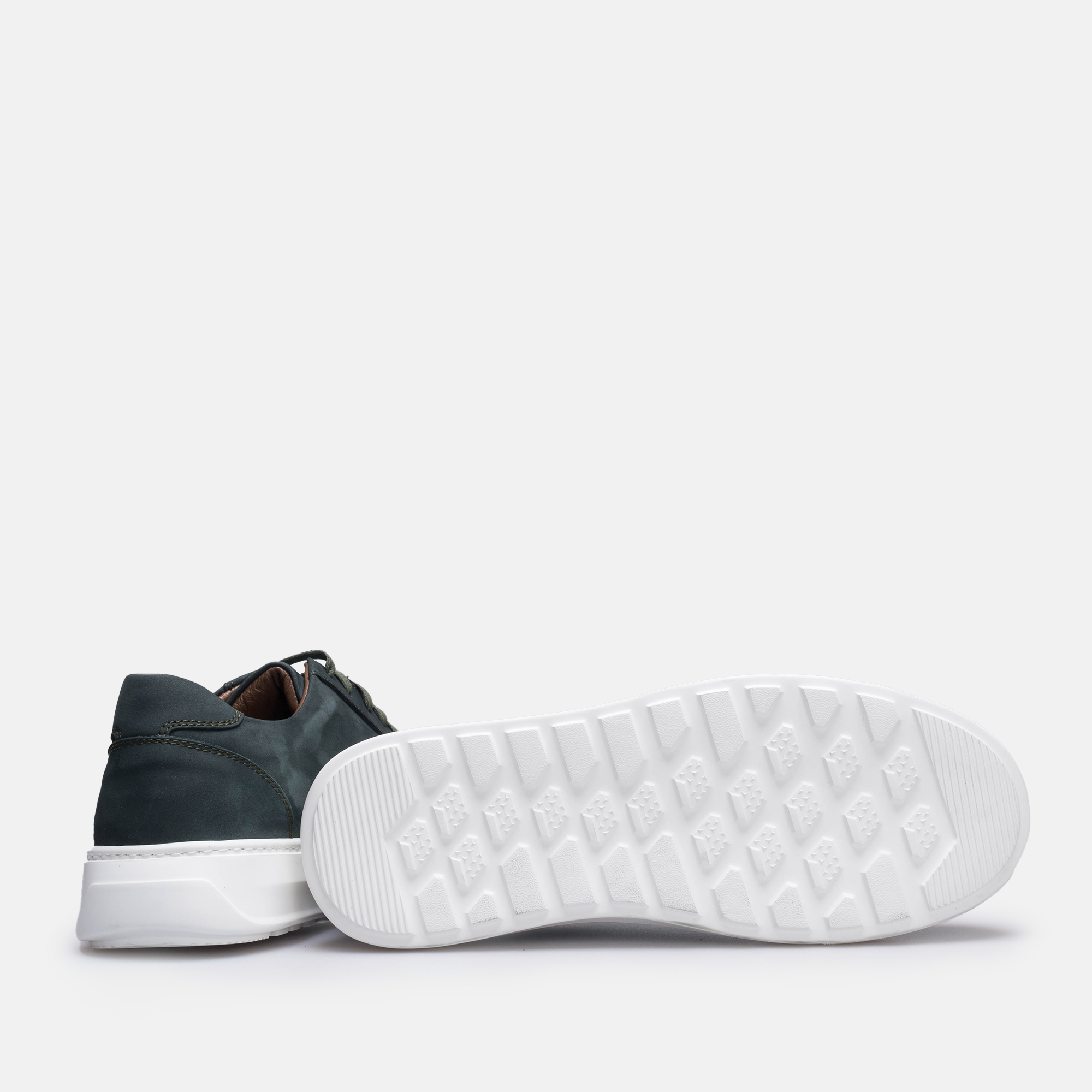 Volzak 6041 Basket en nubuck Vert foncé