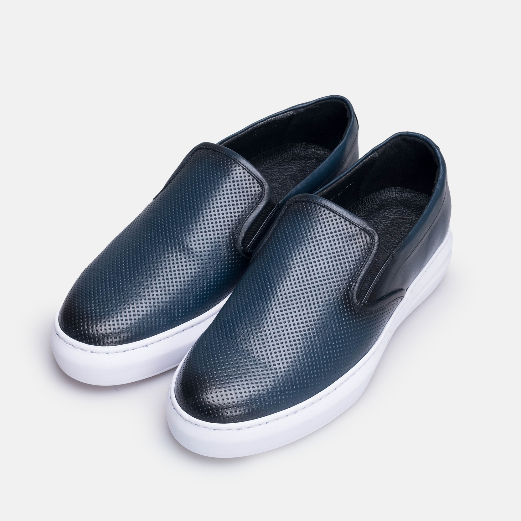 Volzak 5417 basket en cuir Bleu