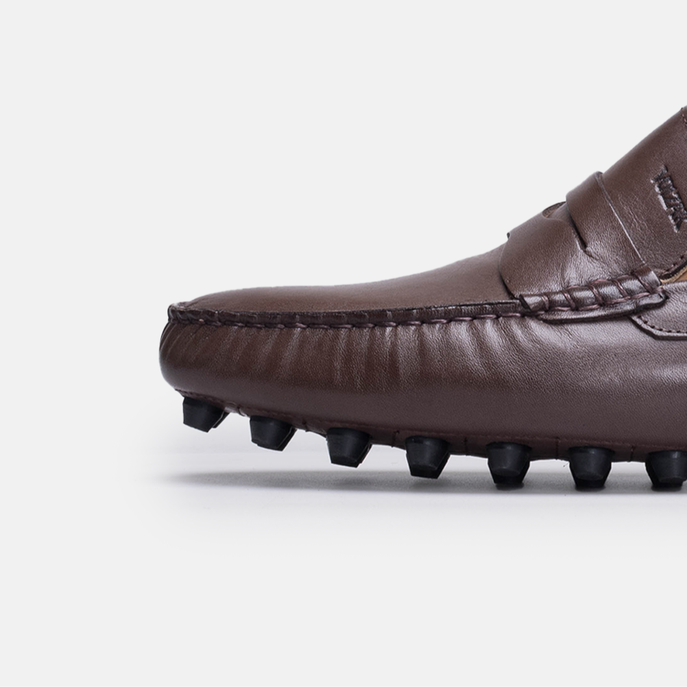 Volzak 2000 Mocassin en cuir Marron
