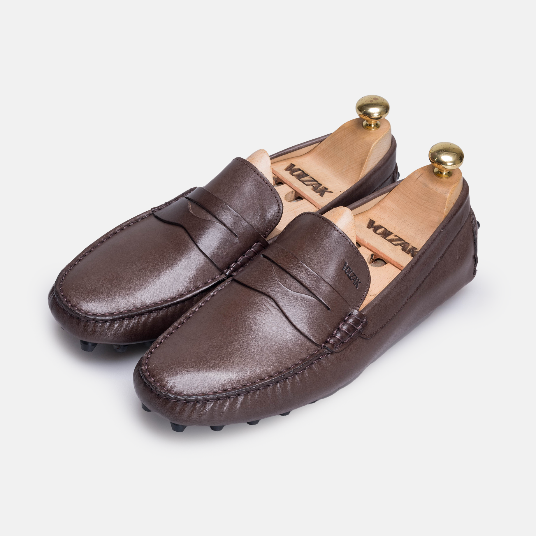 Volzak 2000 Mocassin en cuir Marron