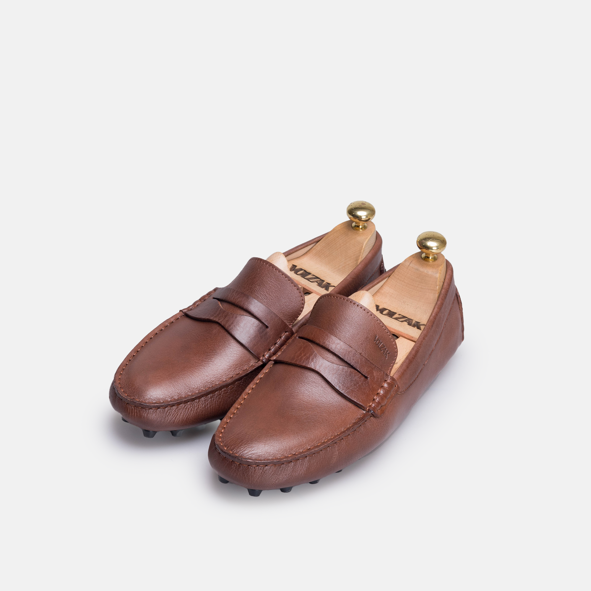 Volzak 2000 Mocassin en cuir Camel