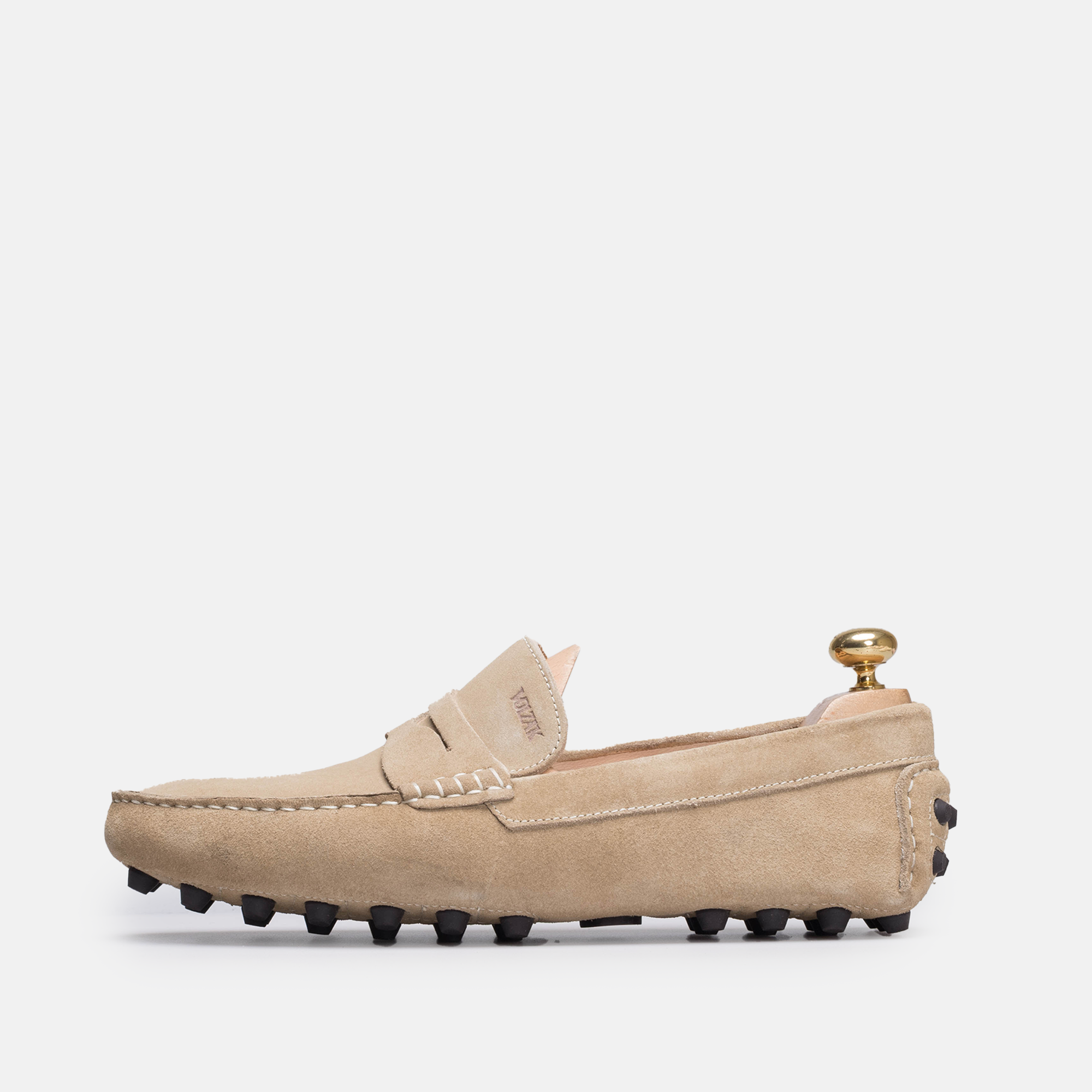 Volzak 2000 Mocassin en daim Beige