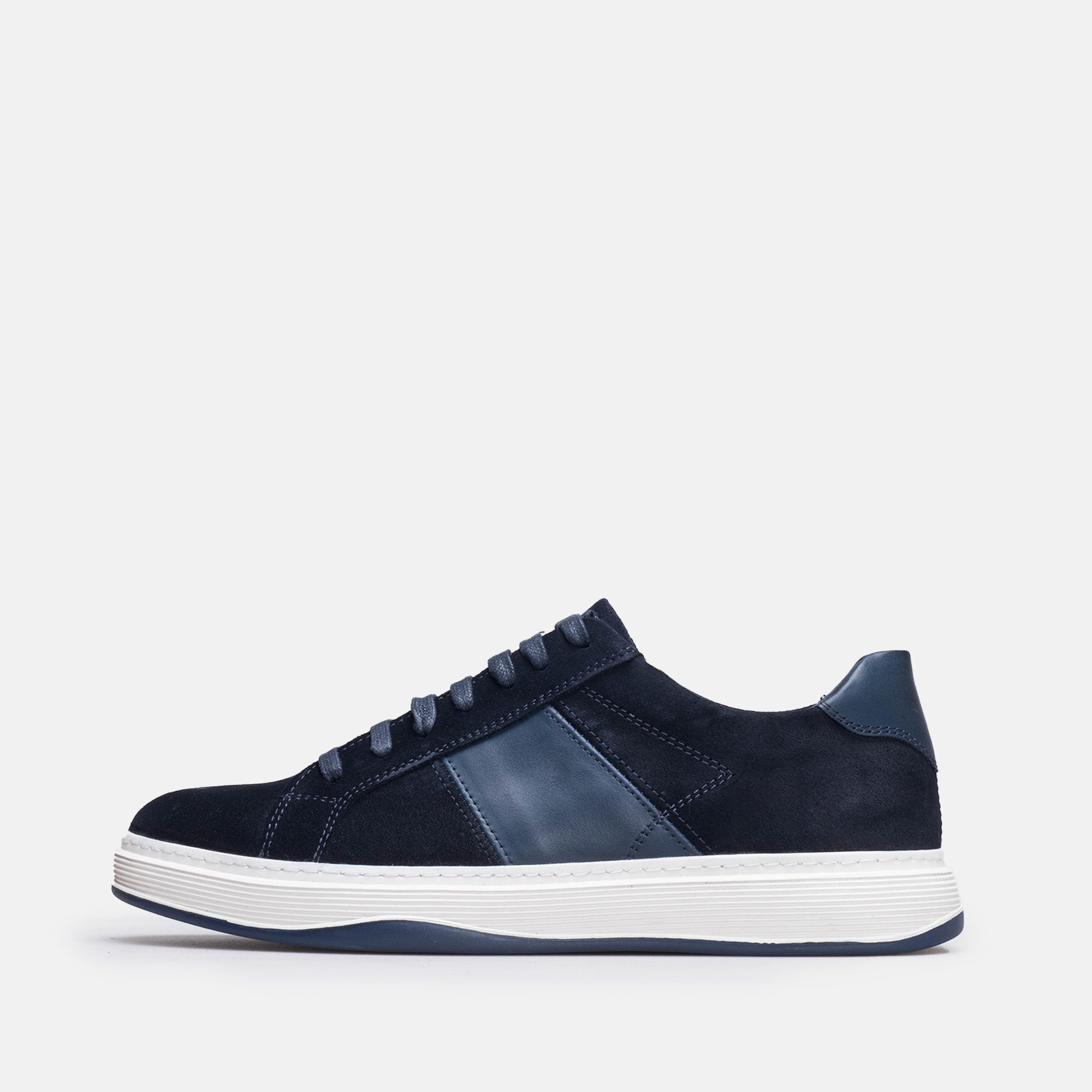 Volzak 7003 basket en daim Bleu