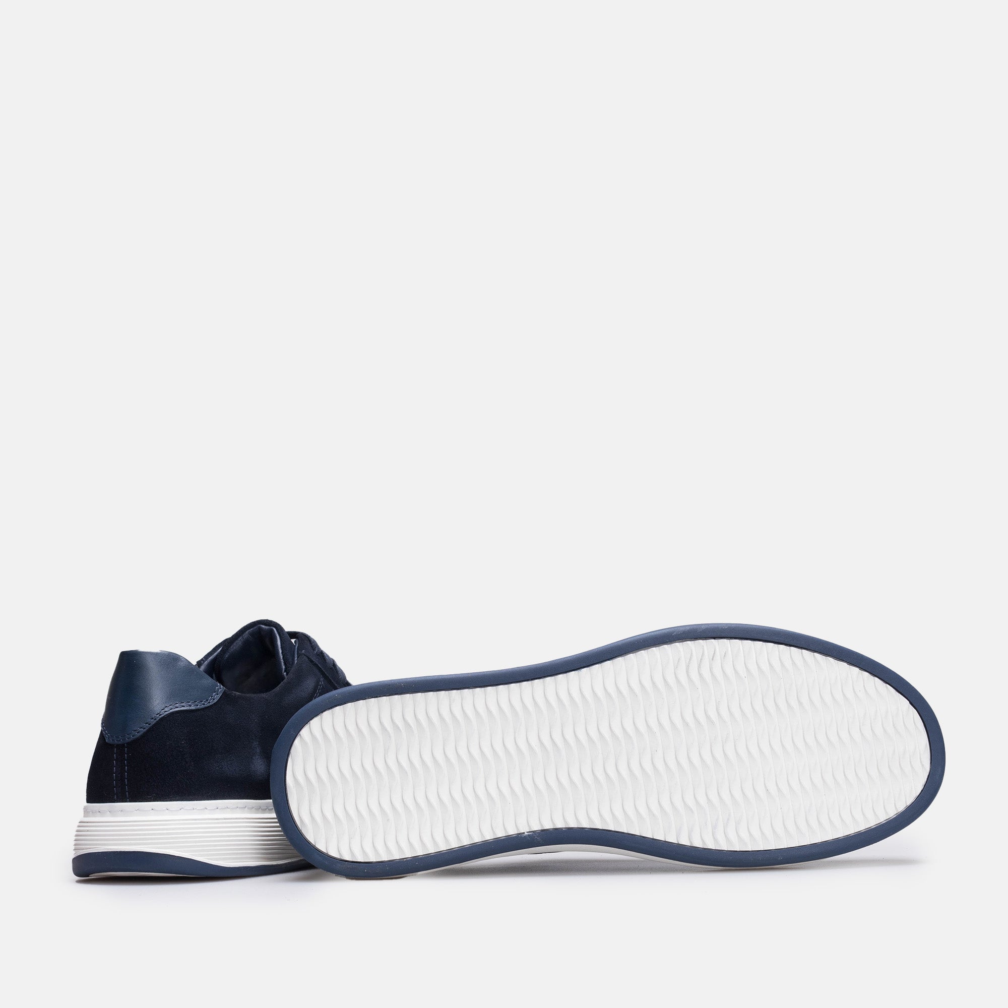 Volzak 7003 basket en daim Bleu