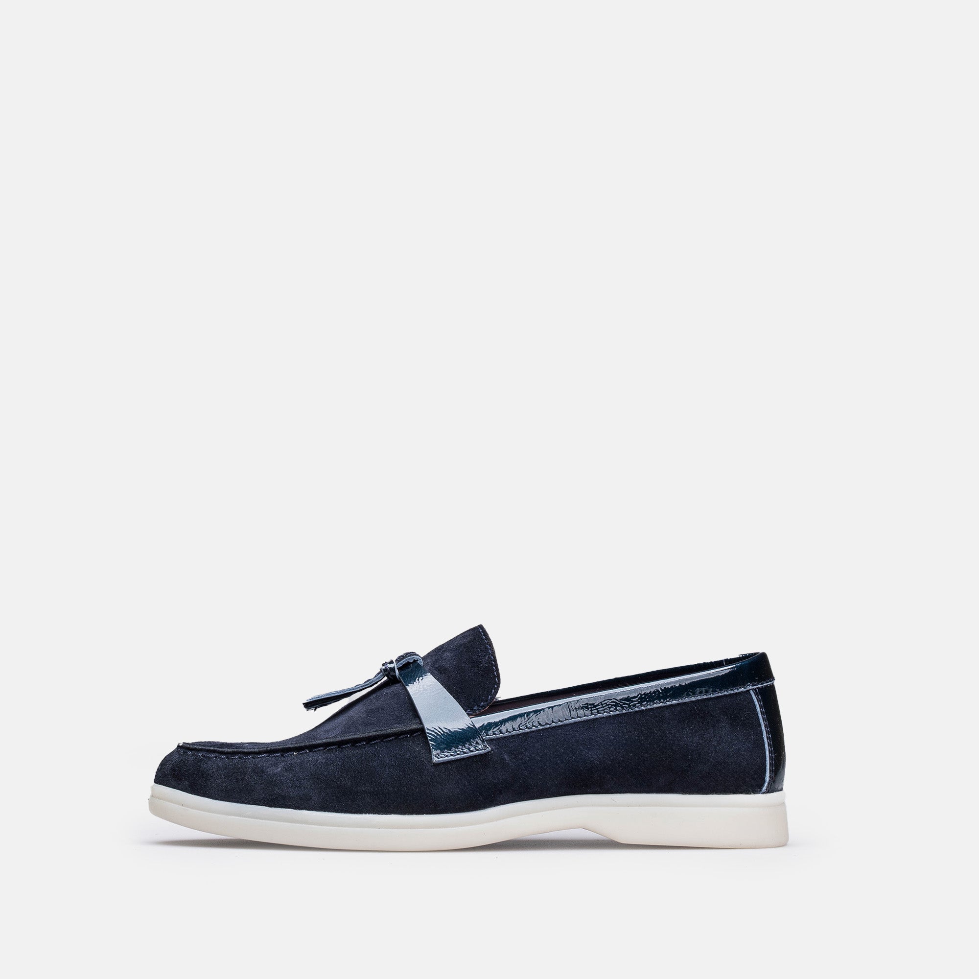 Volzak 1007s mocassin en daim Bleu