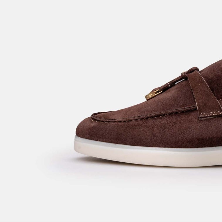 Volzak 279 Mocassin en daim Marron