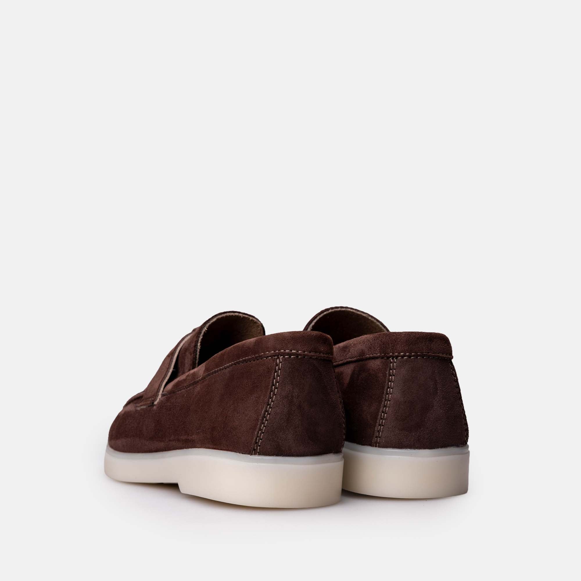 Volzak 279 Mocassin en daim Marron