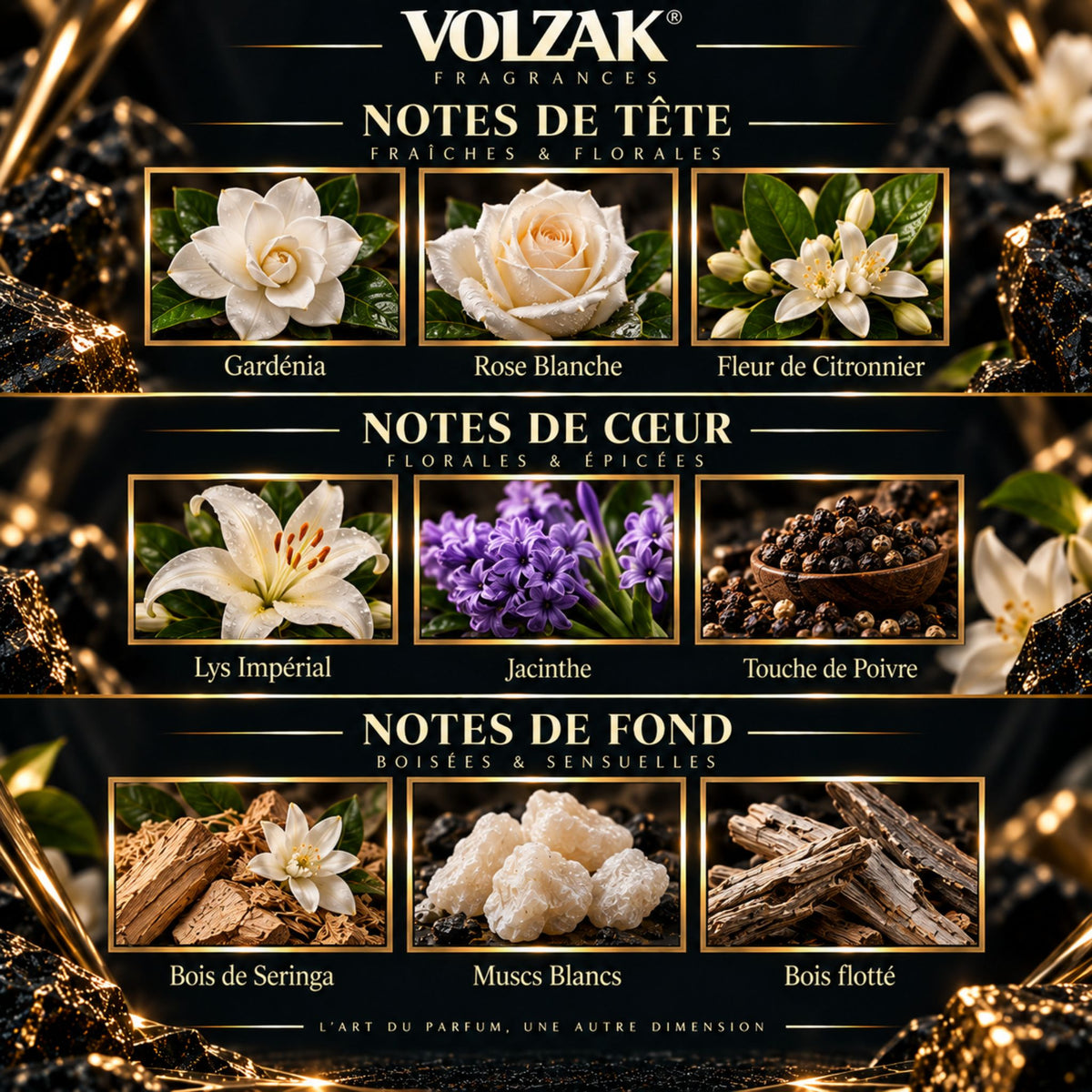 VOLZAK PARFUM BOUQUET BLANC 100ML FEMME