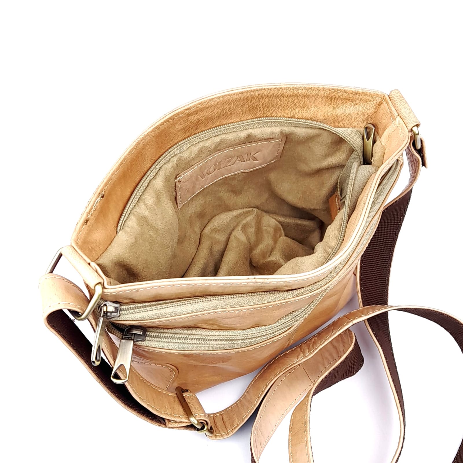 A63 Sac Femme En Cuir Marocain Sable