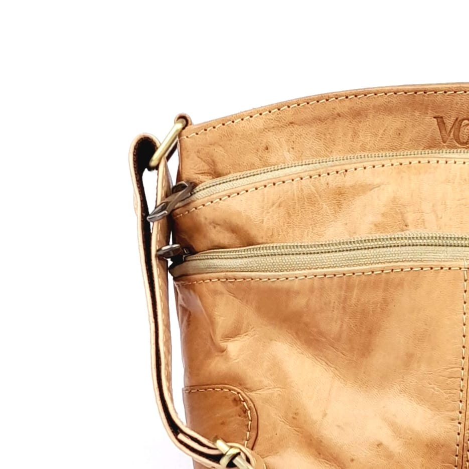 A63 Sac Femme En Cuir Marocain Sable